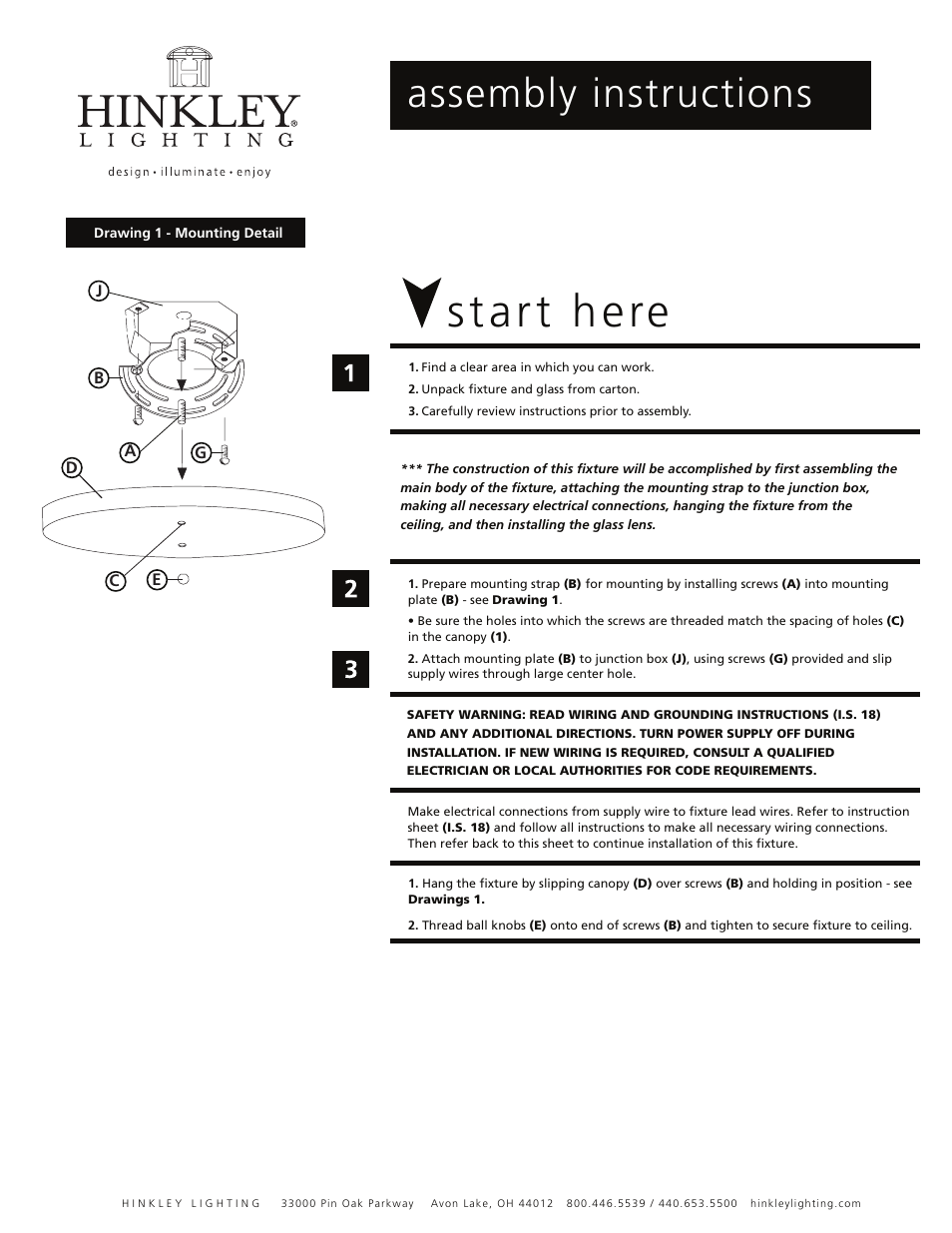 Hinkley Lighting CAMELOT 1712 User Manual | 2 pages