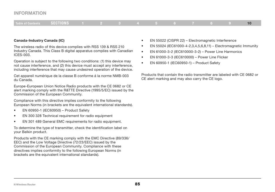 Belkin PM01122EA User Manual | Page 87 / 92