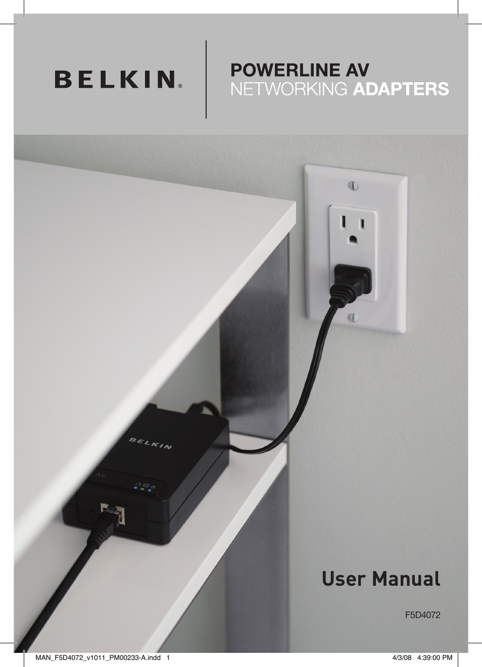 Belkin F5D4072 User Manual | 14 pages