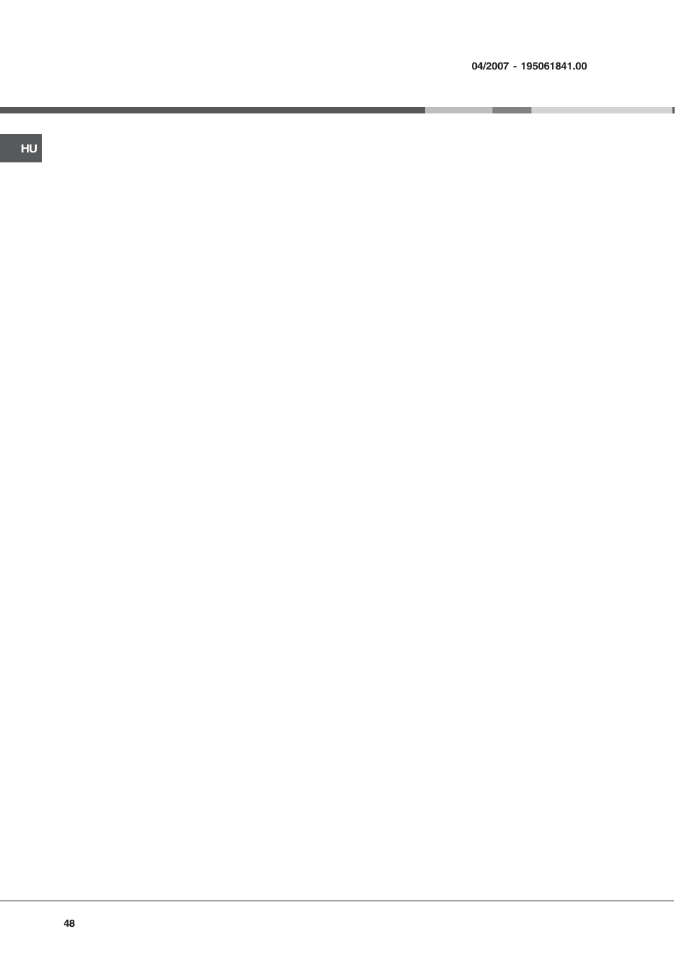 Hotpoint Ariston CE 6V M3 R/HA User Manual | Page 48 / 48