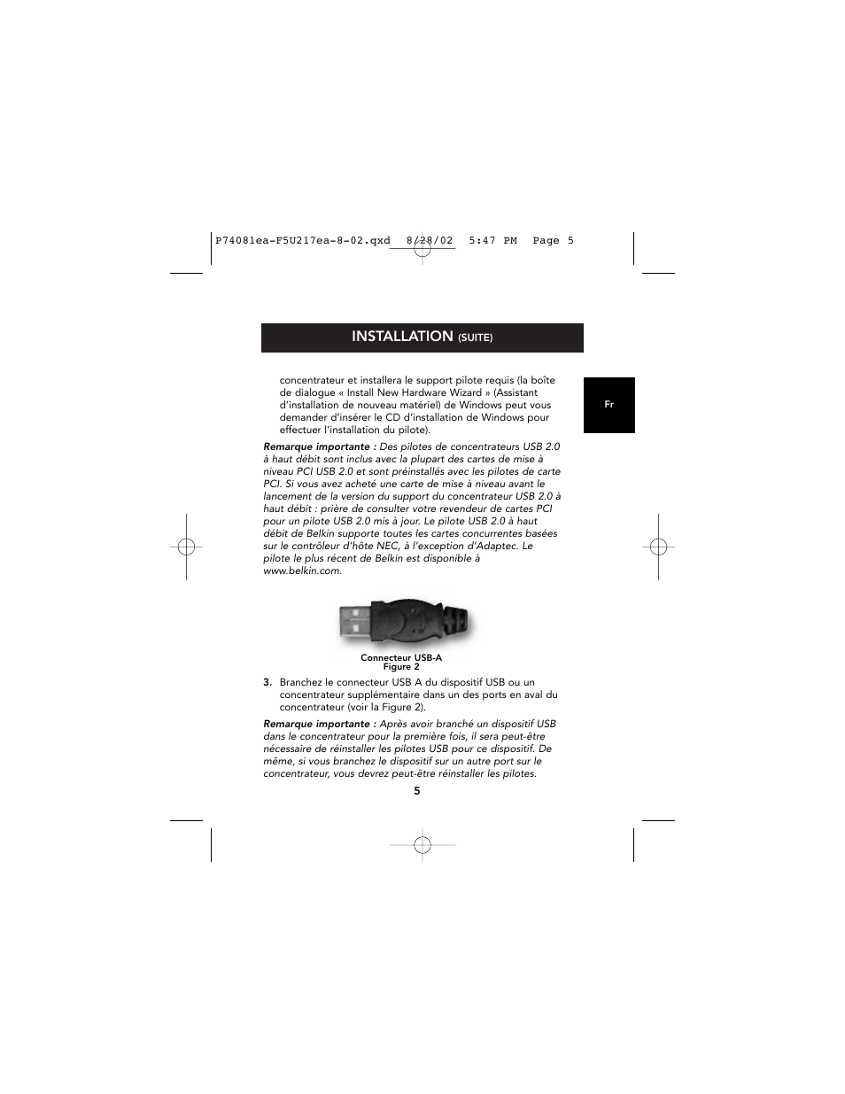 Installation | Belkin P74081EA User Manual | Page 17 / 51