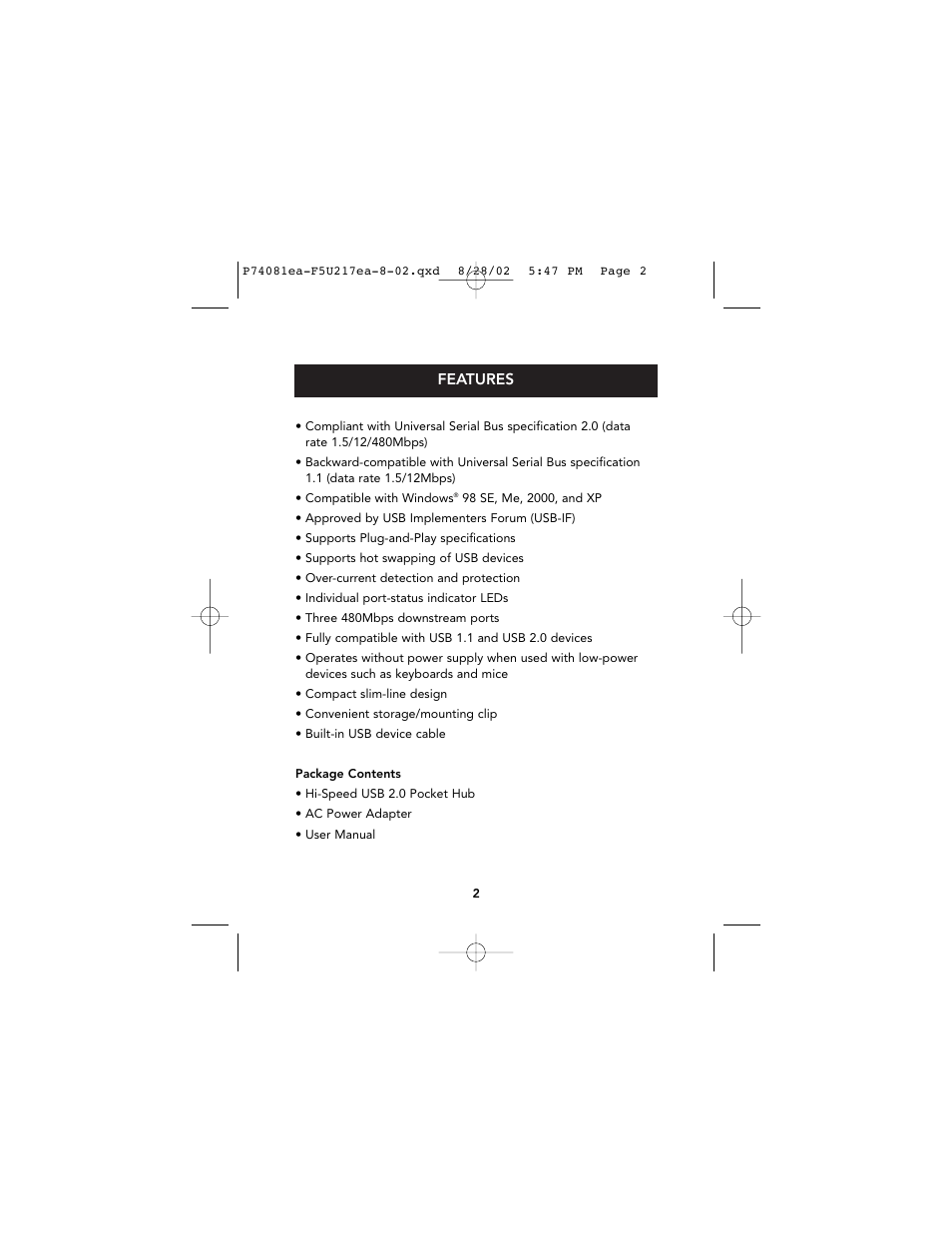 Belkin P74081EA User Manual | Page 6 / 51