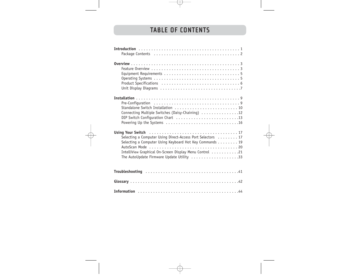 Belkin F1DW116C User Manual | Page 2 / 47