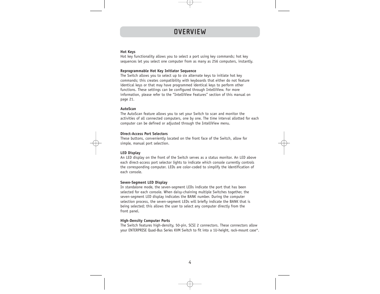 Overview | Belkin F1DW116C User Manual | Page 6 / 47