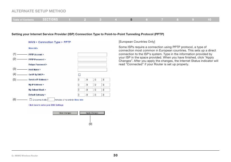 Belkin G+ MIMO F5D9231-4 User Manual | Page 32 / 101
