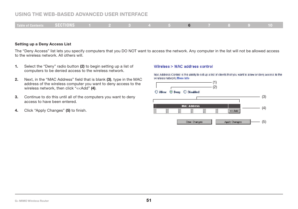 Belkin G+ MIMO F5D9231-4 User Manual | Page 53 / 101
