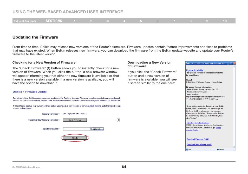 Belkin G+ MIMO F5D9231-4 User Manual | Page 66 / 101