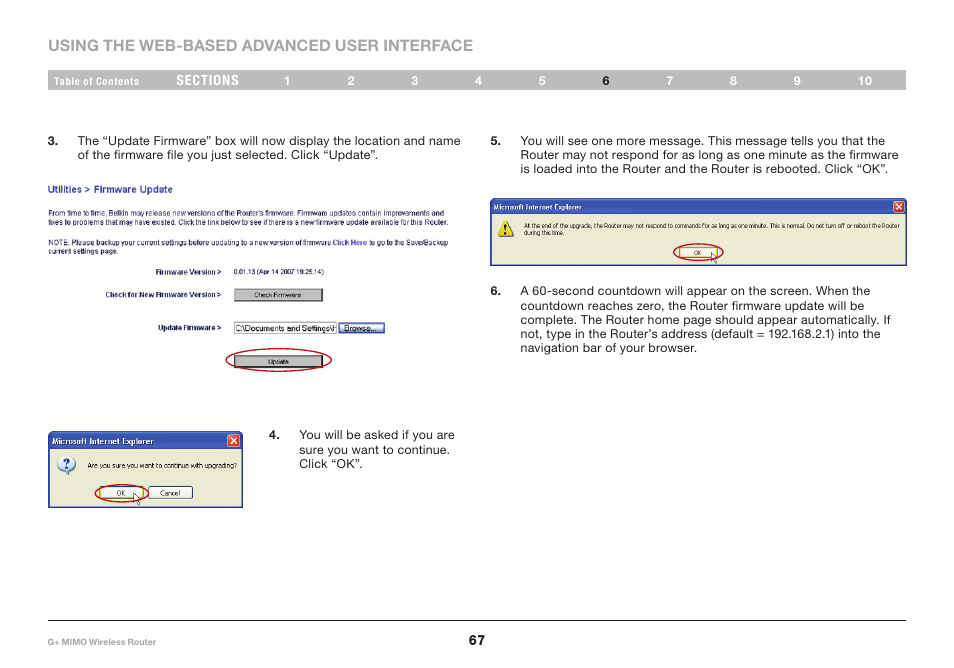 Belkin G+ MIMO F5D9231-4 User Manual | Page 69 / 101