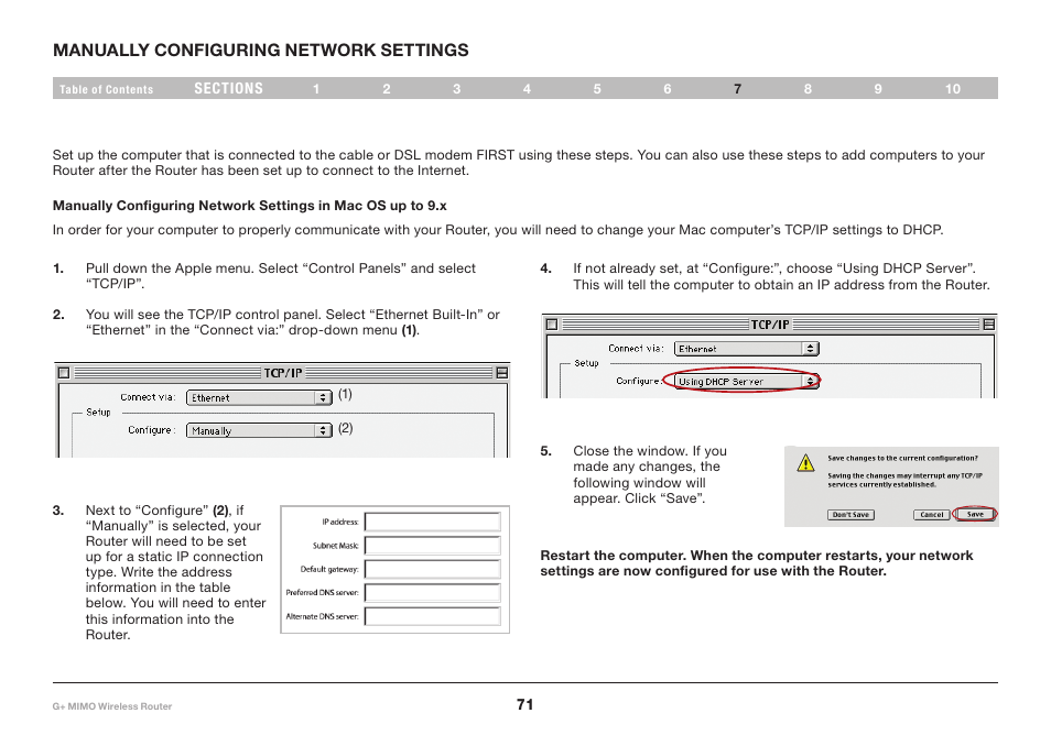 Belkin G+ MIMO F5D9231-4 User Manual | Page 73 / 101