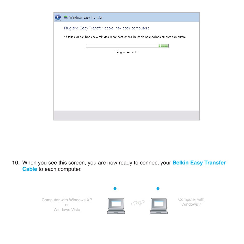 Belkin Easy Transfer Cable For Windows 7 F5U279 User Manual | Page 17 / 29