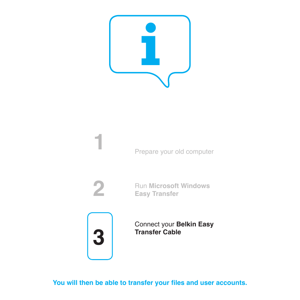 Belkin Easy Transfer Cable For Windows 7 F5U279 User Manual | Page 18 / 29