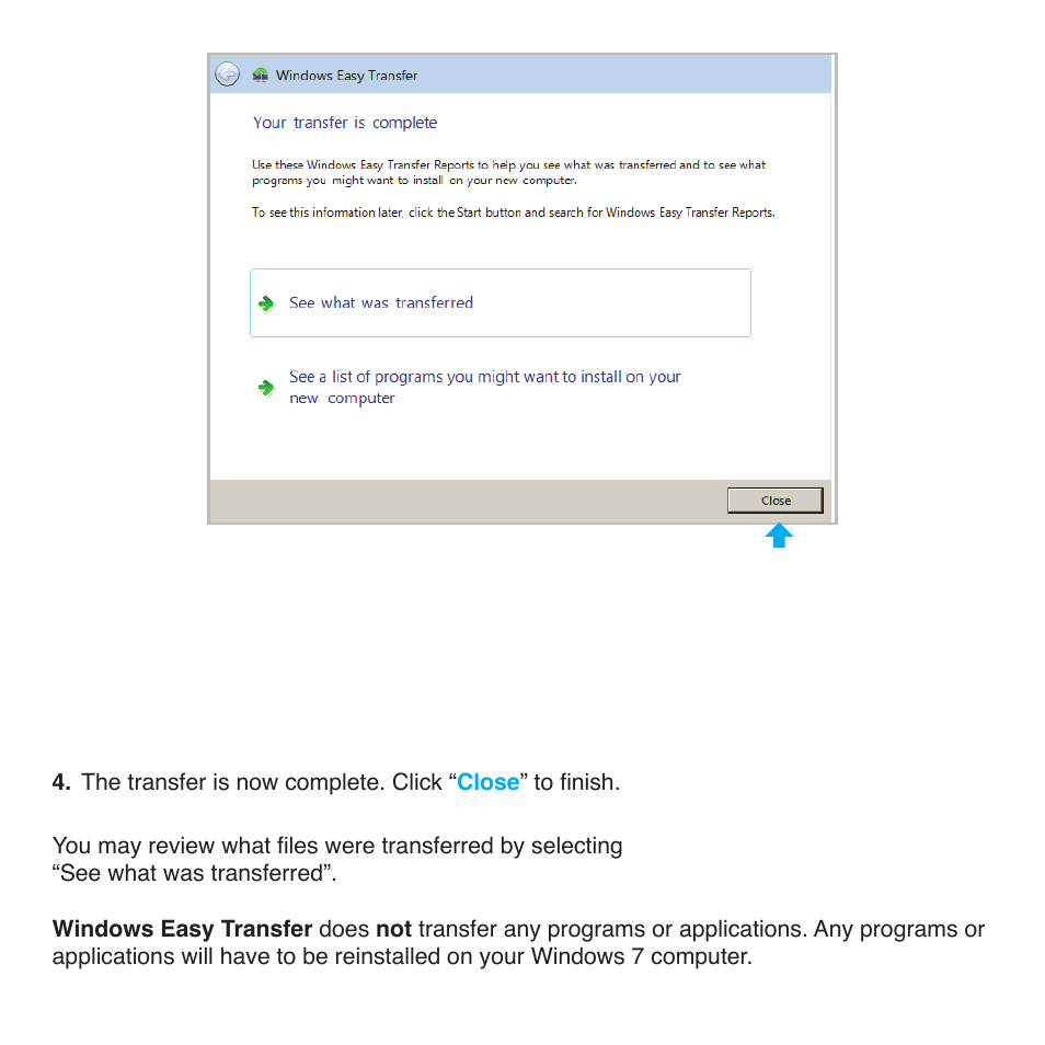 Belkin Easy Transfer Cable For Windows 7 F5U279 User Manual | Page 23 / 29
