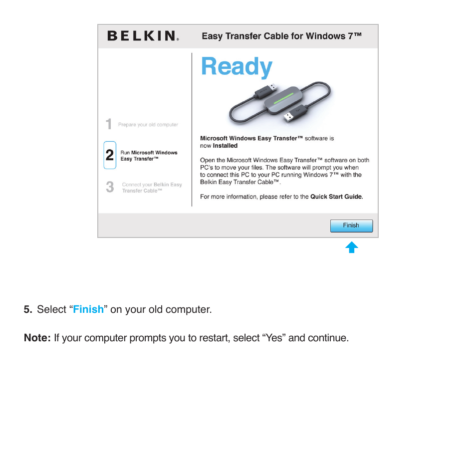 Belkin Easy Transfer Cable For Windows 7 F5U279 User Manual | Page 6 / 29