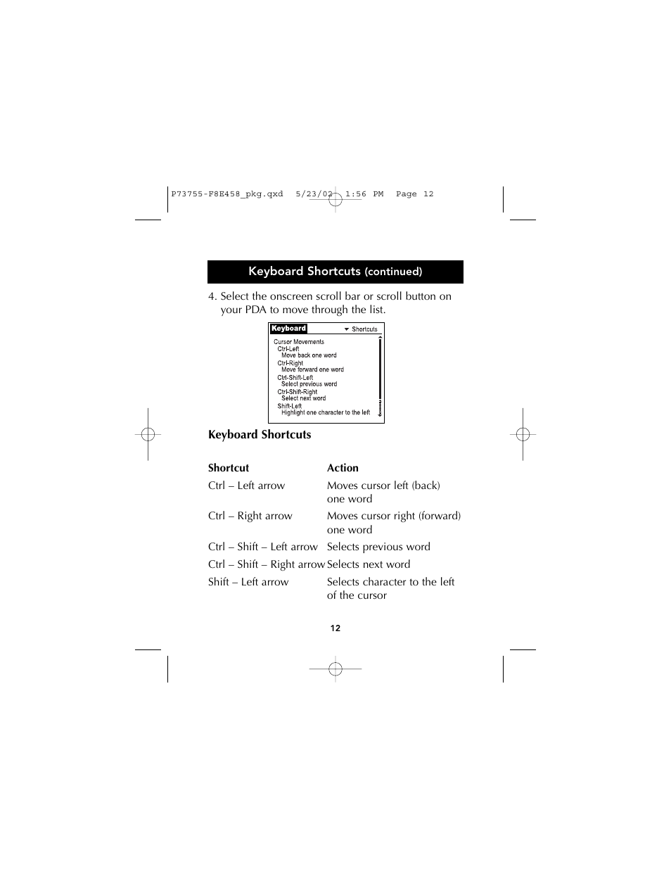 Belkin PORTABLE KEYBOARD FOR PALM P73755 User Manual | Page 14 / 21