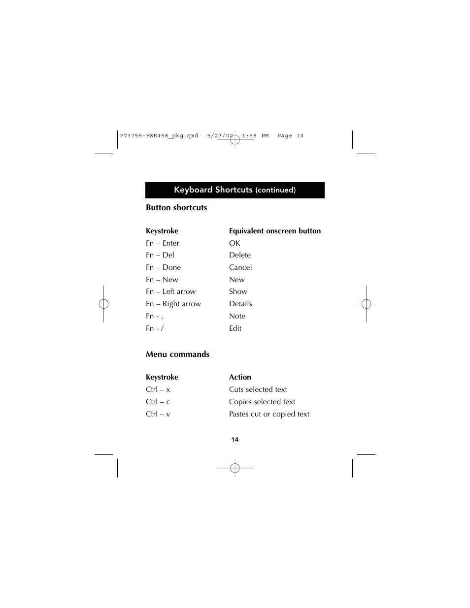 Belkin PORTABLE KEYBOARD FOR PALM P73755 User Manual | Page 16 / 21