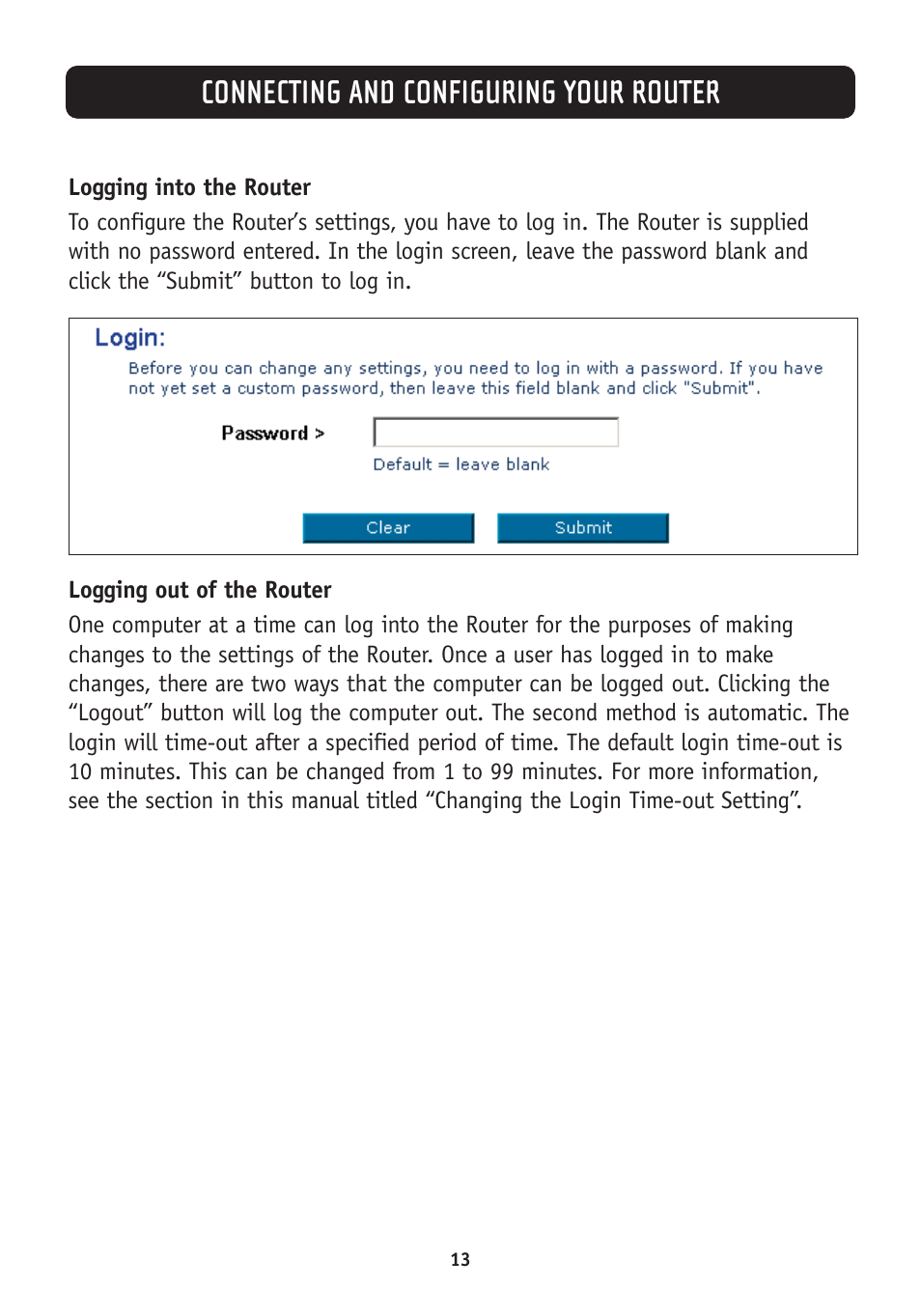 Connecting and configuring your router | Belkin F5D7630-4A User Manual | Page 15 / 68