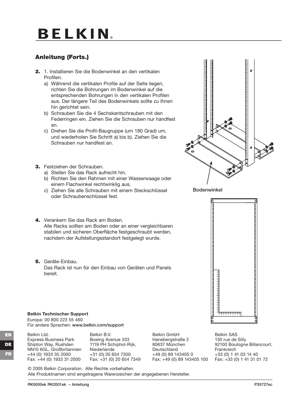 Anleitung (forts.) | Belkin P35727ec User Manual | Page 6 / 6