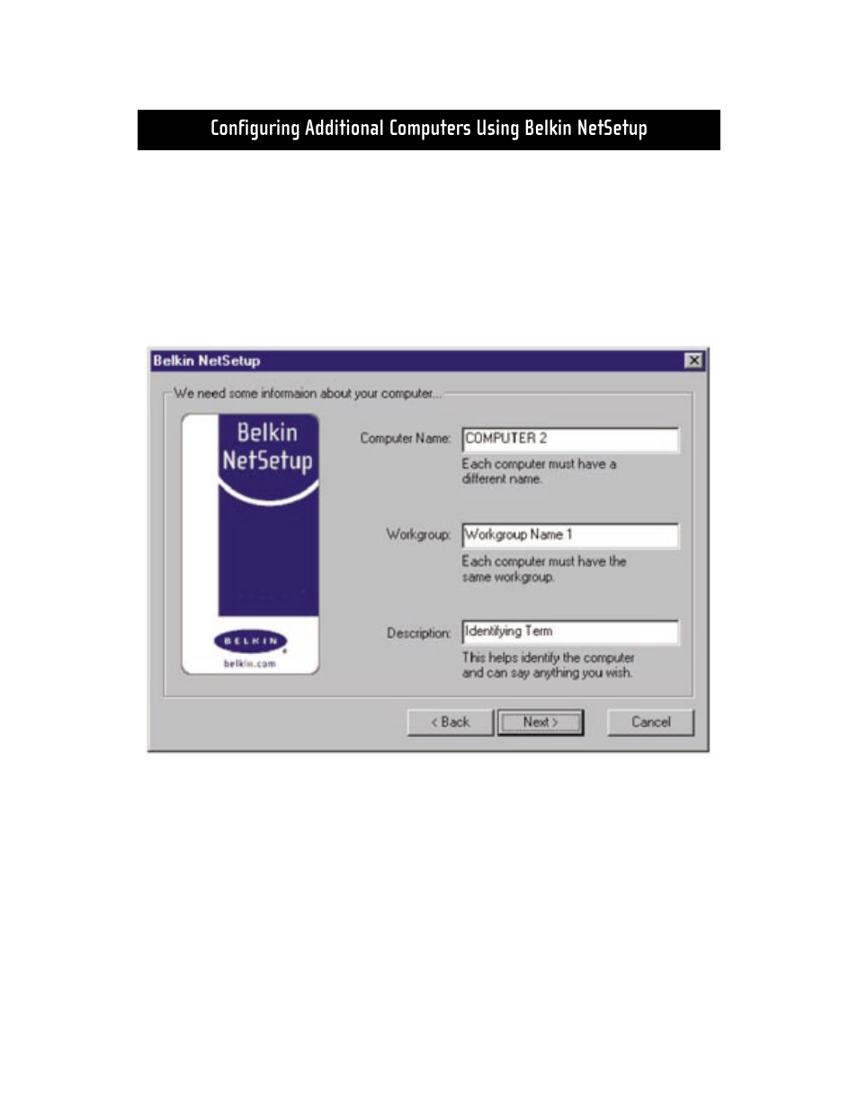 Belkin F5D5130-5 User Manual | Page 20 / 50