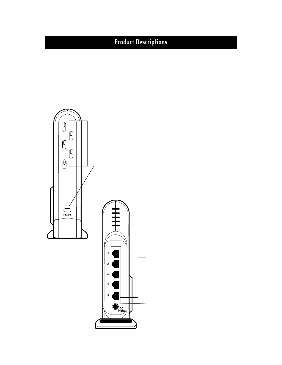 Product descriptions | Belkin F5D5130-5 User Manual | Page 4 / 50