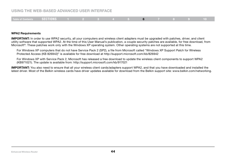 Belkin 8820-00034 User Manual | Page 46 / 98