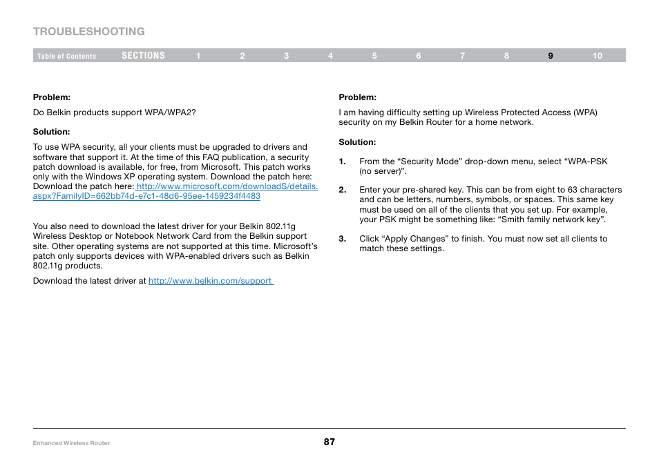 Belkin 8820-00034 User Manual | Page 89 / 98