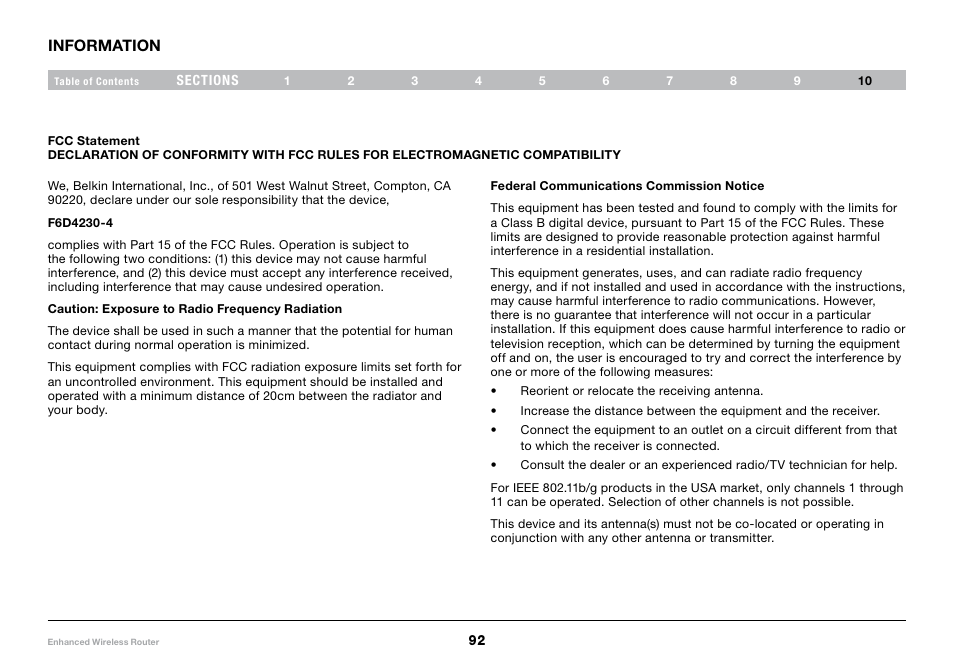 Belkin 8820-00034 User Manual | Page 94 / 98