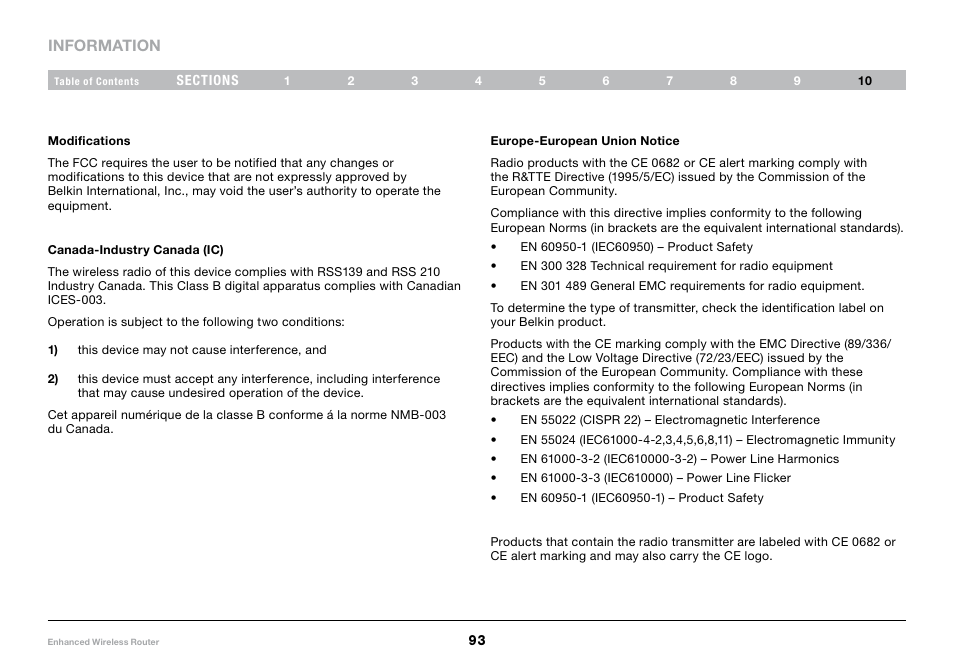 Belkin 8820-00034 User Manual | Page 95 / 98