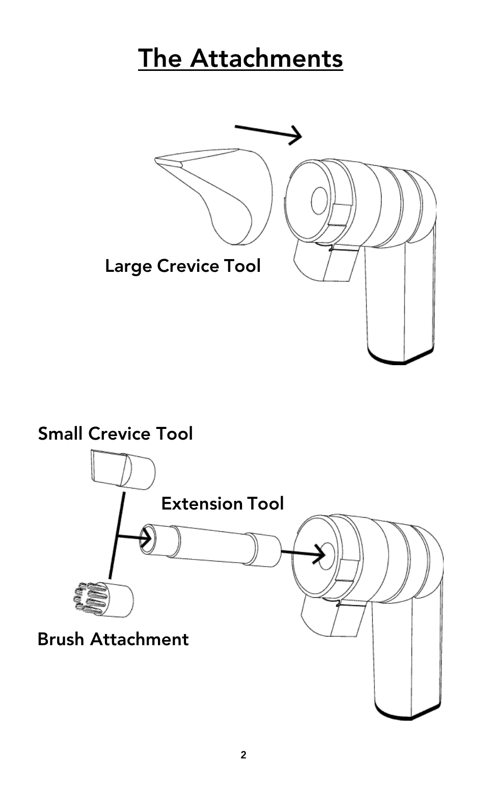 The attachments | Belkin MiniVak P73453 User Manual | Page 2 / 4