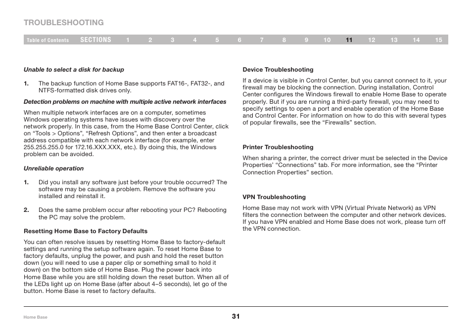 Belkin Home Base F5L049 User Manual | Page 33 / 58