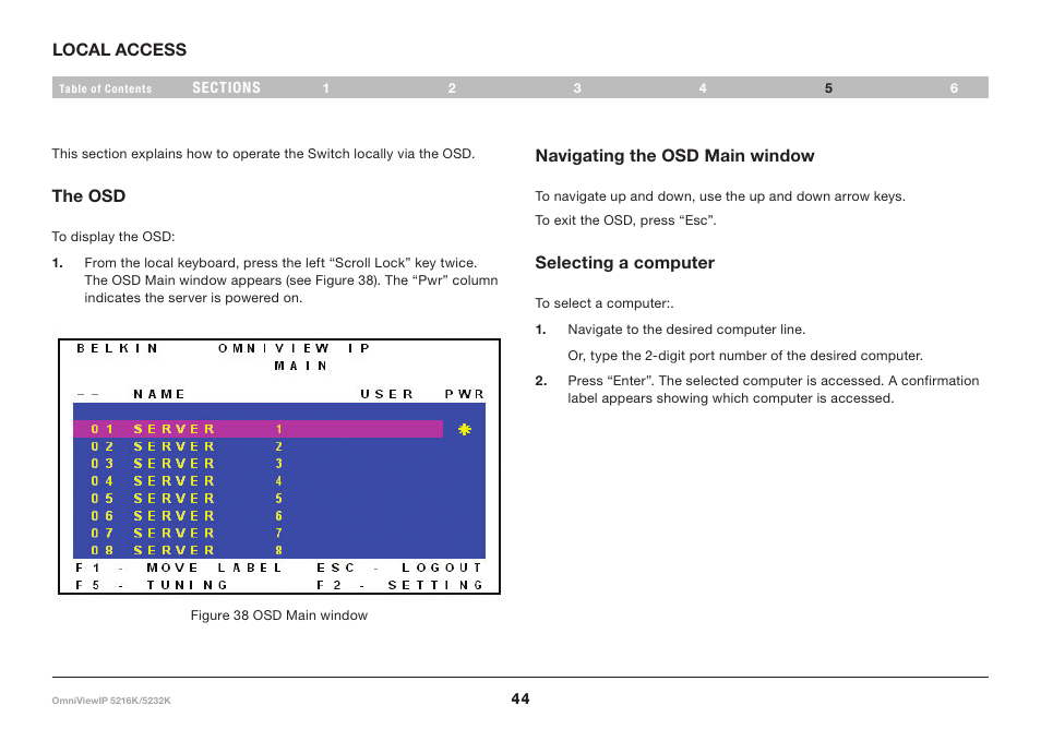 Belkin 5216K User Manual | Page 47 / 57