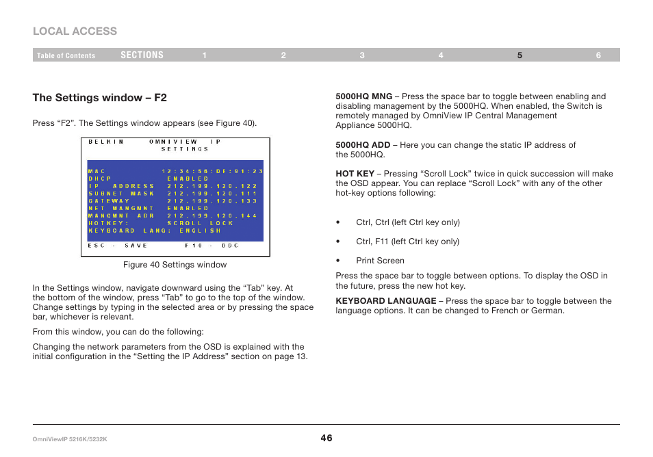 Belkin 5216K User Manual | Page 49 / 57