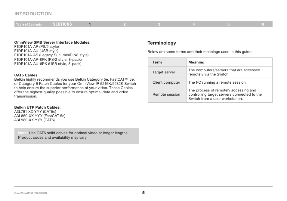 Belkin 5216K User Manual | Page 8 / 57