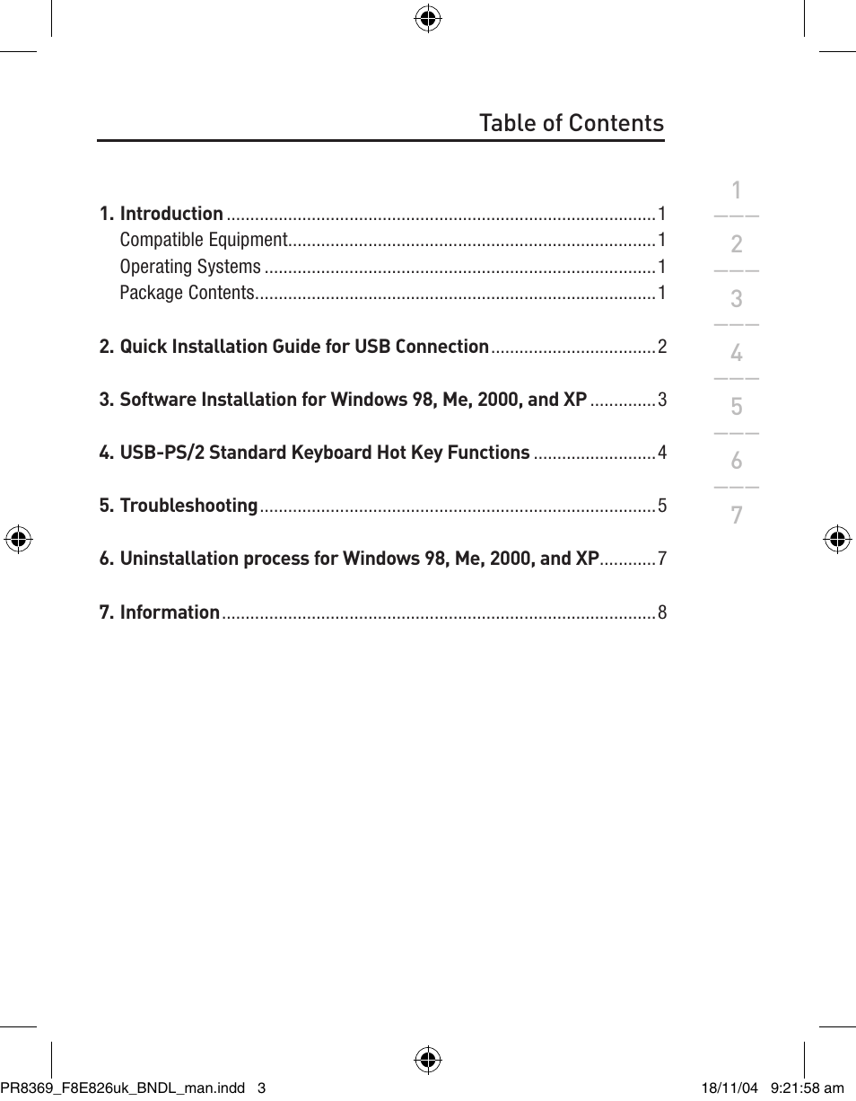 Belkin F8E846UKBNDL User Manual | Page 2 / 13