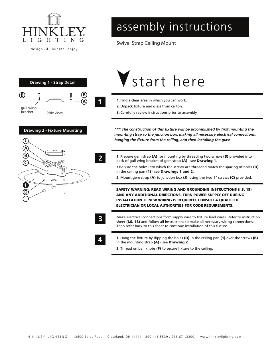Hinkley Lighting CLIFTON PARK 2429 User Manual | 2 pages