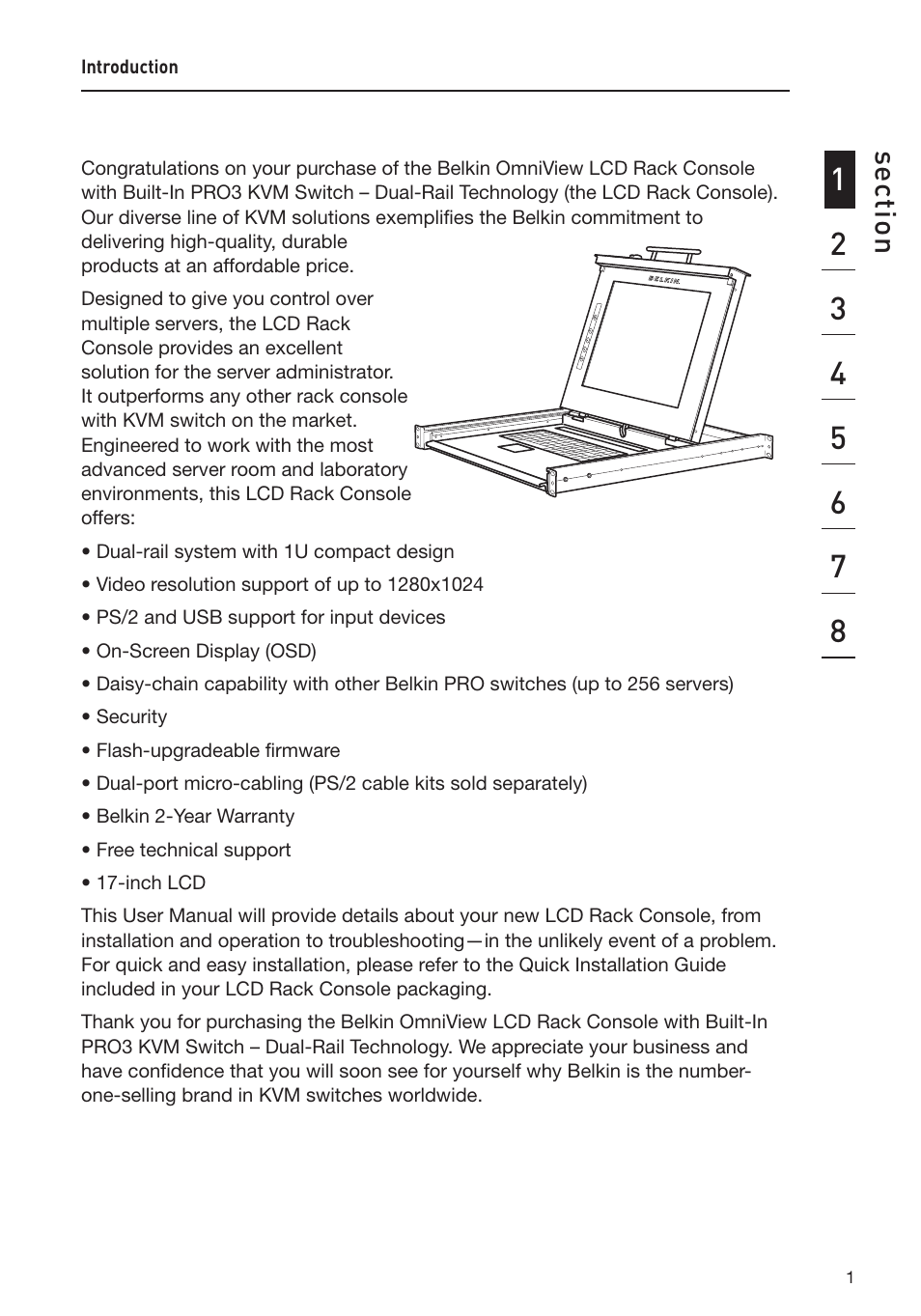 Belkin F1DC108B-DR User Manual | Page 3 / 40