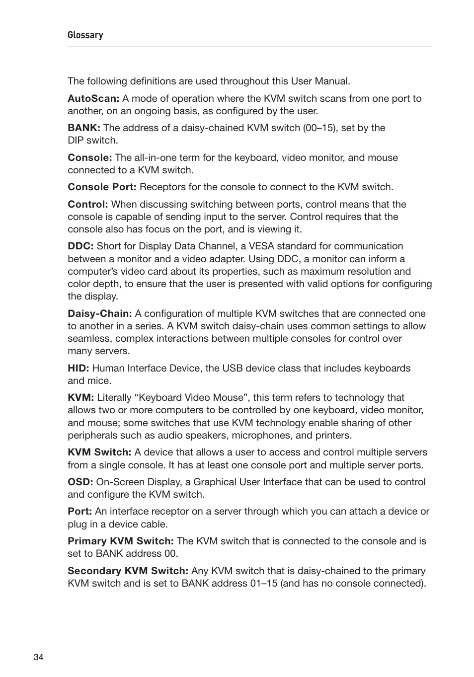 Belkin F1DC108B-DR User Manual | Page 36 / 40