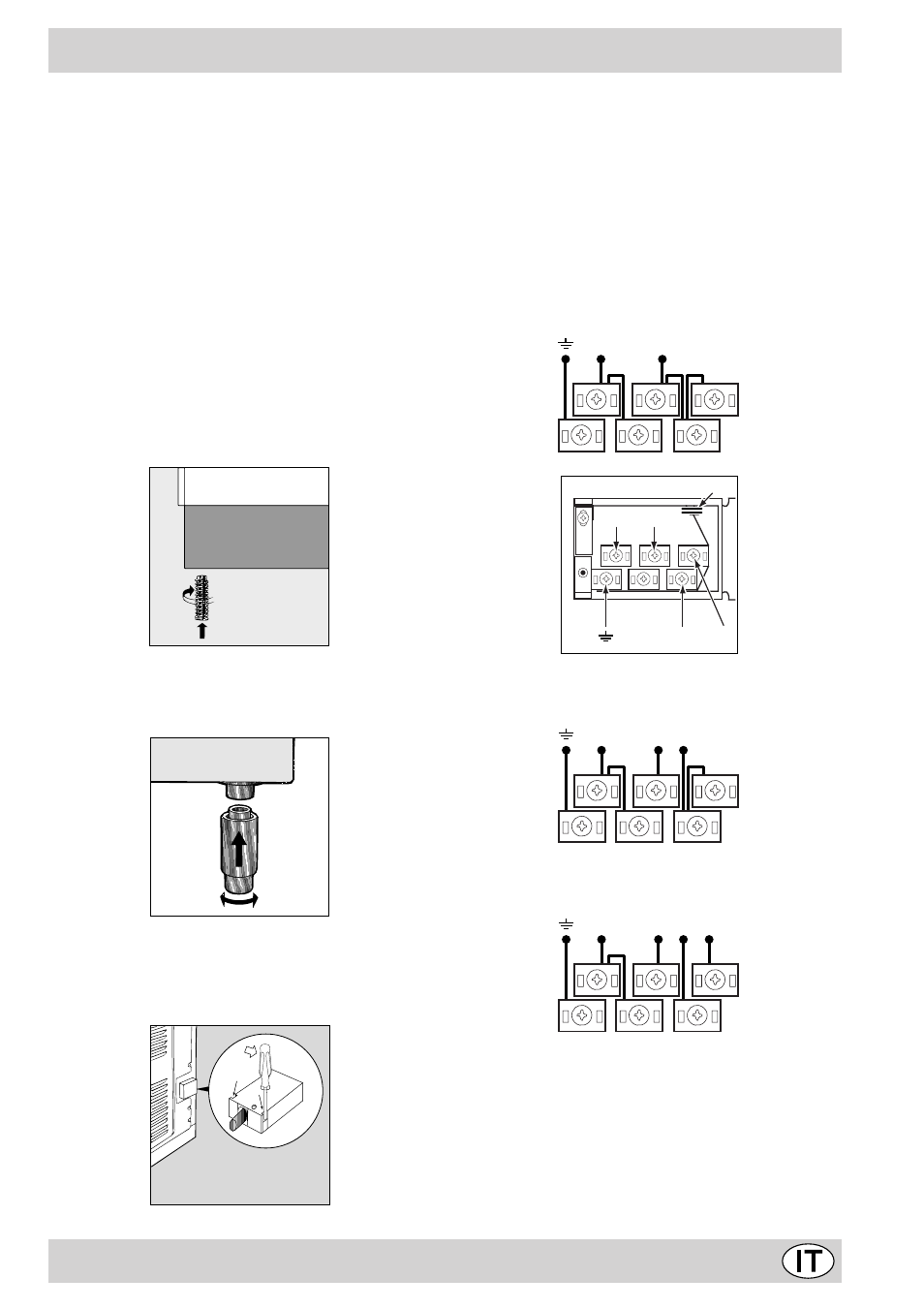 Istruzioni per l’installazione | Indesit K6 C51/R User Manual | Page 15 / 68