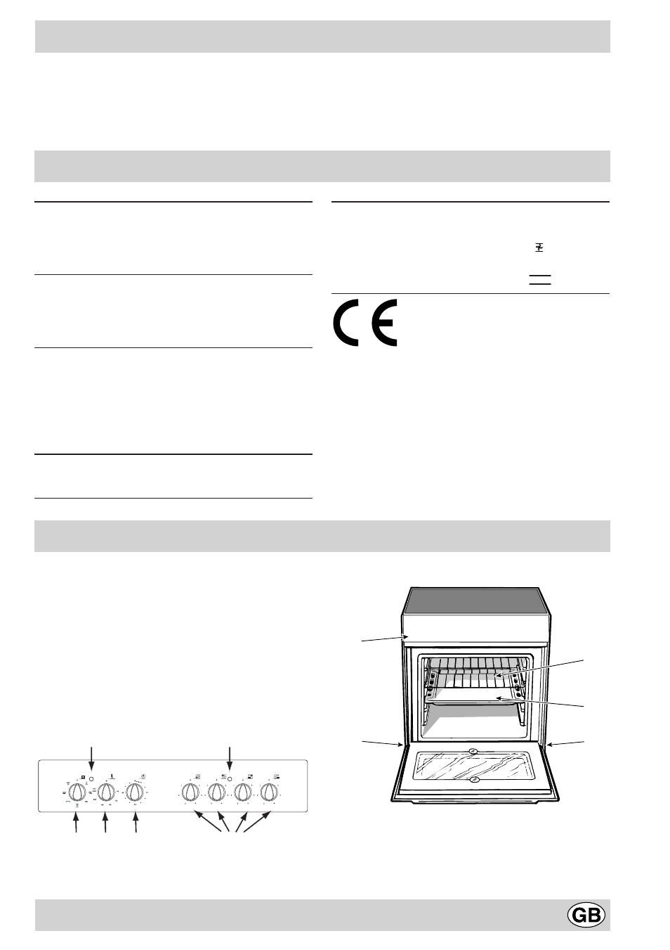 Cooker description, Technical characteristics | Indesit K6 C51/R User Manual | Page 27 / 68