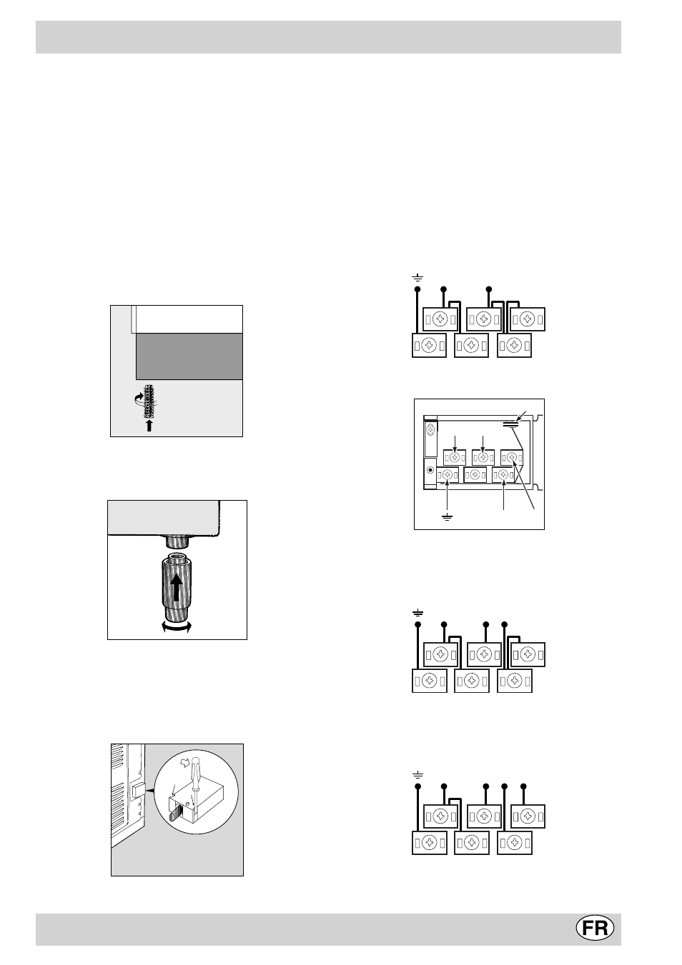 Instructions pour l’installation | Indesit K6 C51/R User Manual | Page 47 / 68