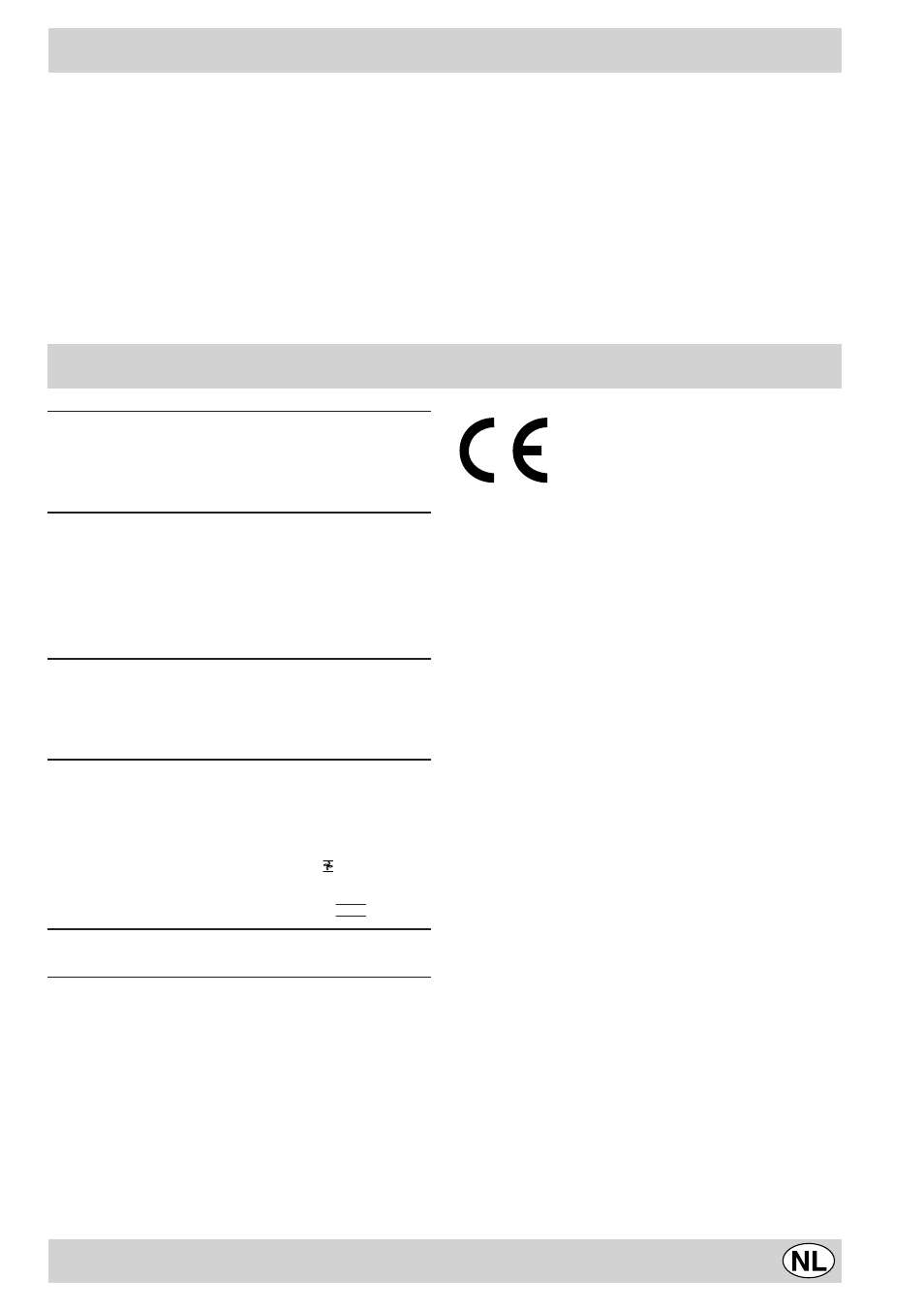 Technische kenmerken | Indesit K6 C51/R User Manual | Page 59 / 68