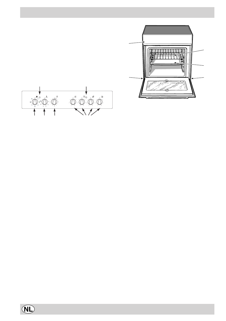 Beschrijving van het fornuis | Indesit K6 C51/R User Manual | Page 60 / 68