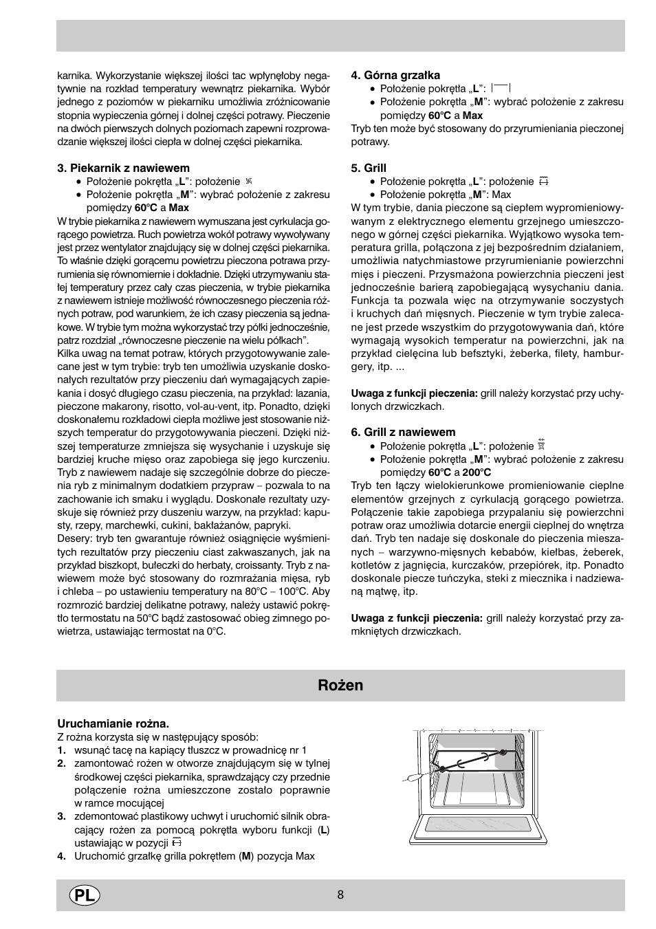 Ro˝en | Indesit K6 C51/R User Manual | Page 8 / 68