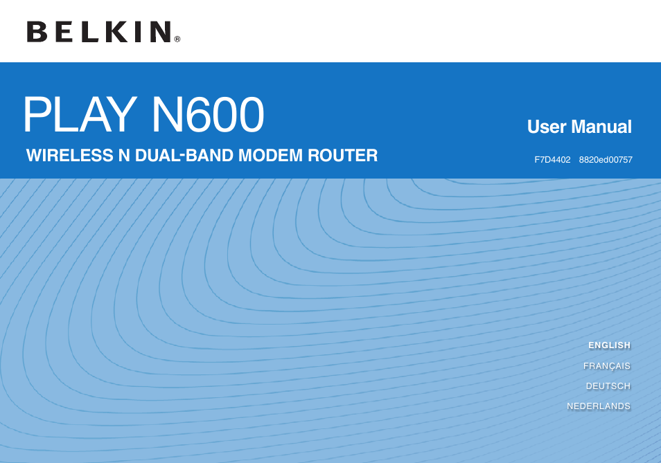 Belkin PLAY N600 User Manual | 39 pages