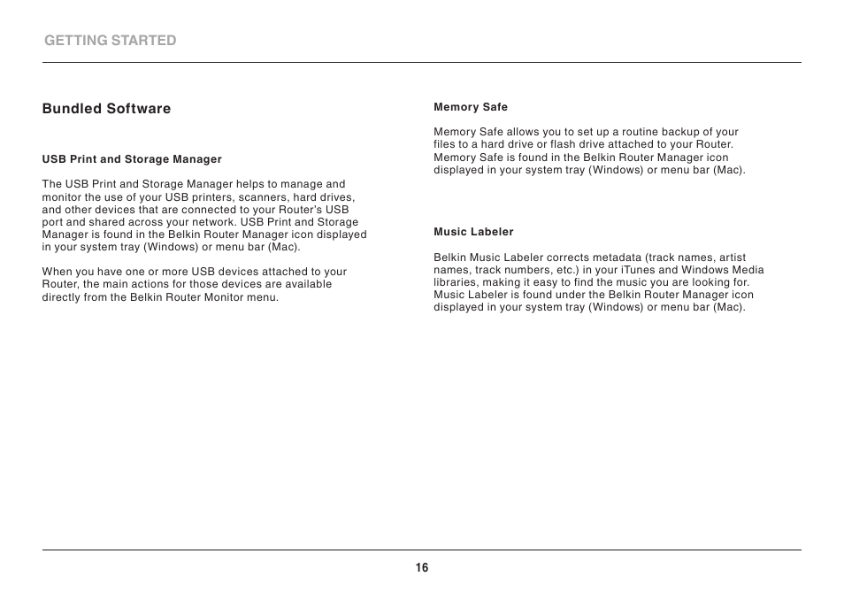 Belkin PLAY N600 User Manual | Page 16 / 39
