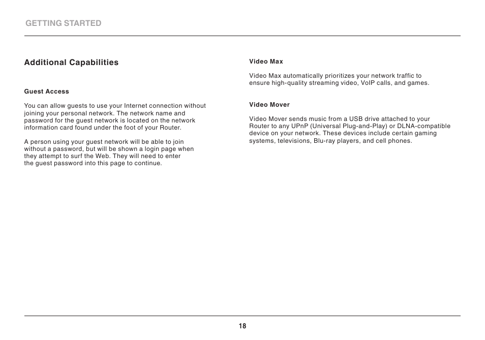 Belkin PLAY N600 User Manual | Page 18 / 39