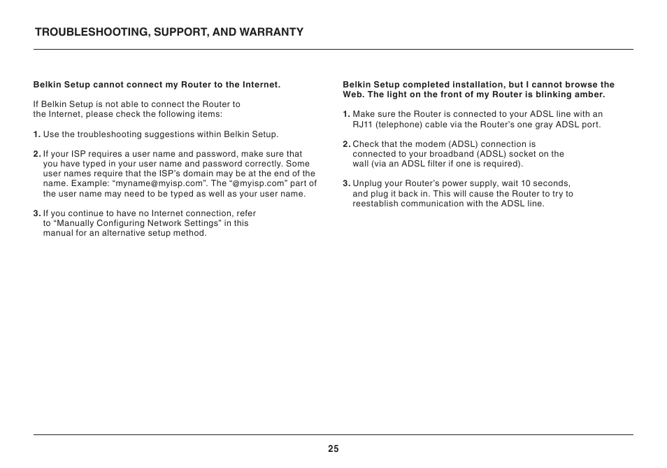 Belkin PLAY N600 User Manual | Page 25 / 39