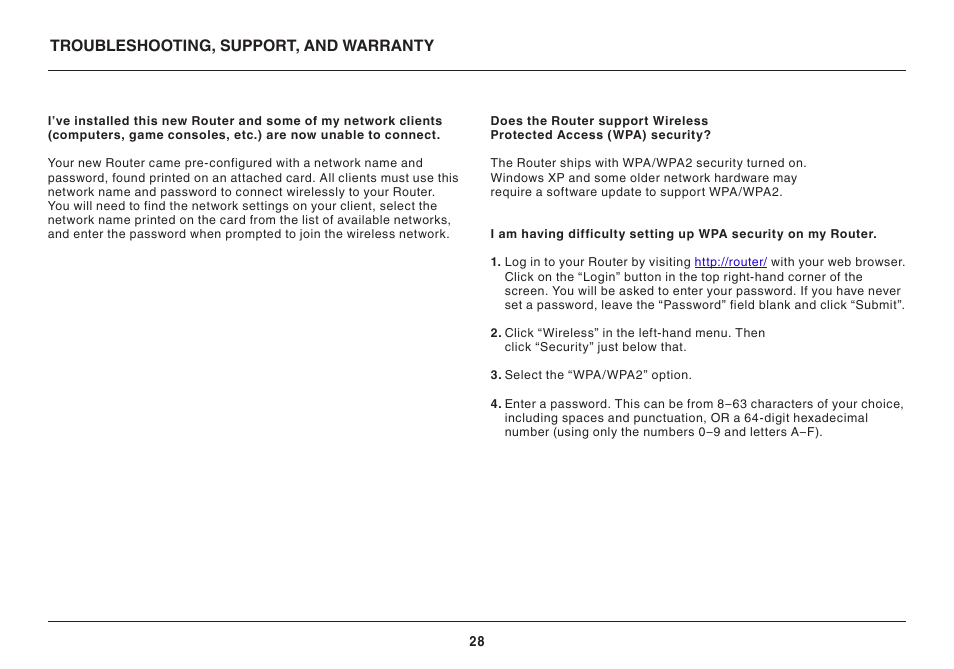 Belkin PLAY N600 User Manual | Page 28 / 39