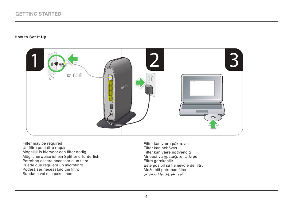 Belkin PLAY N600 User Manual | Page 4 / 39