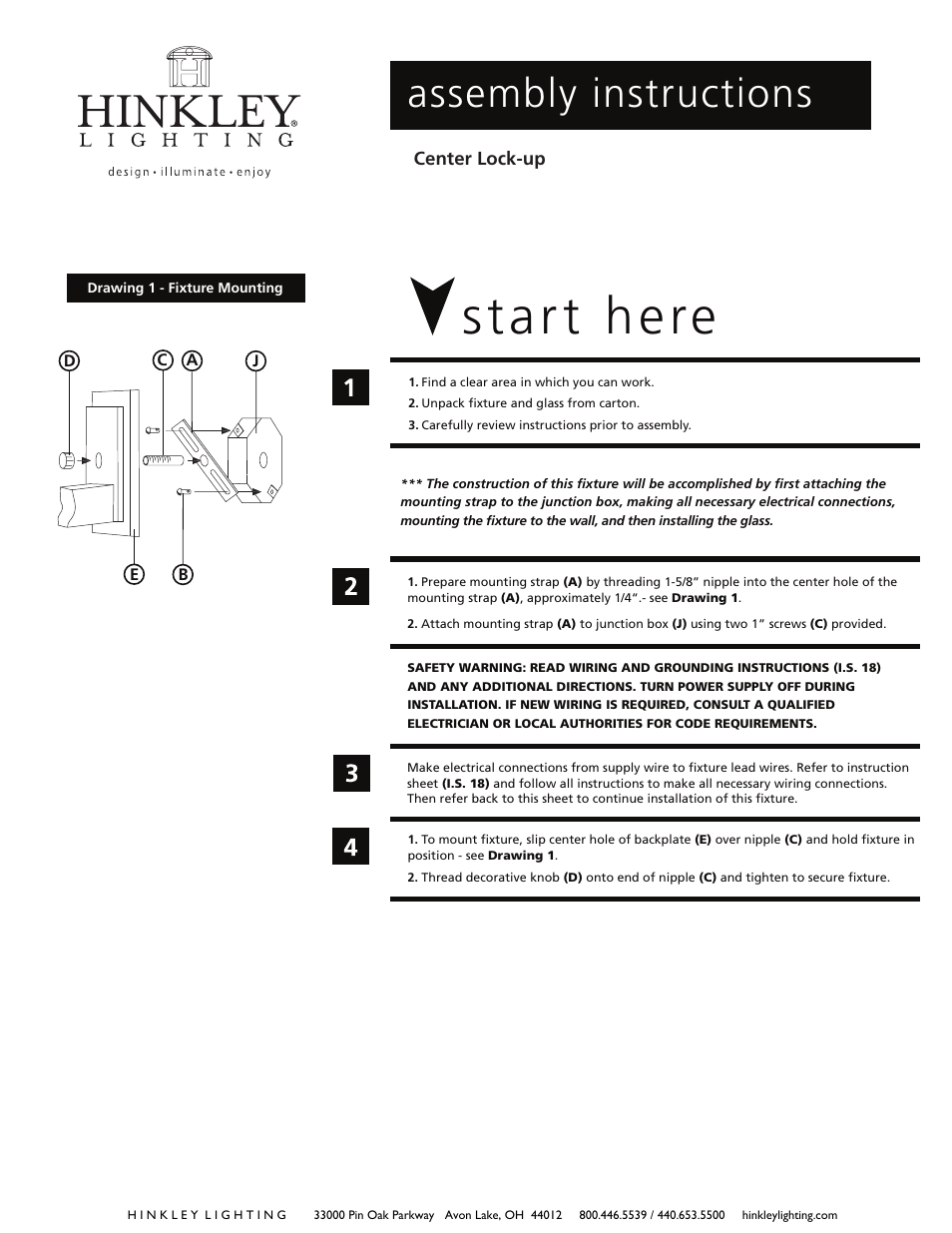 Hinkley Lighting WESTWINDS 2996 User Manual | 3 pages