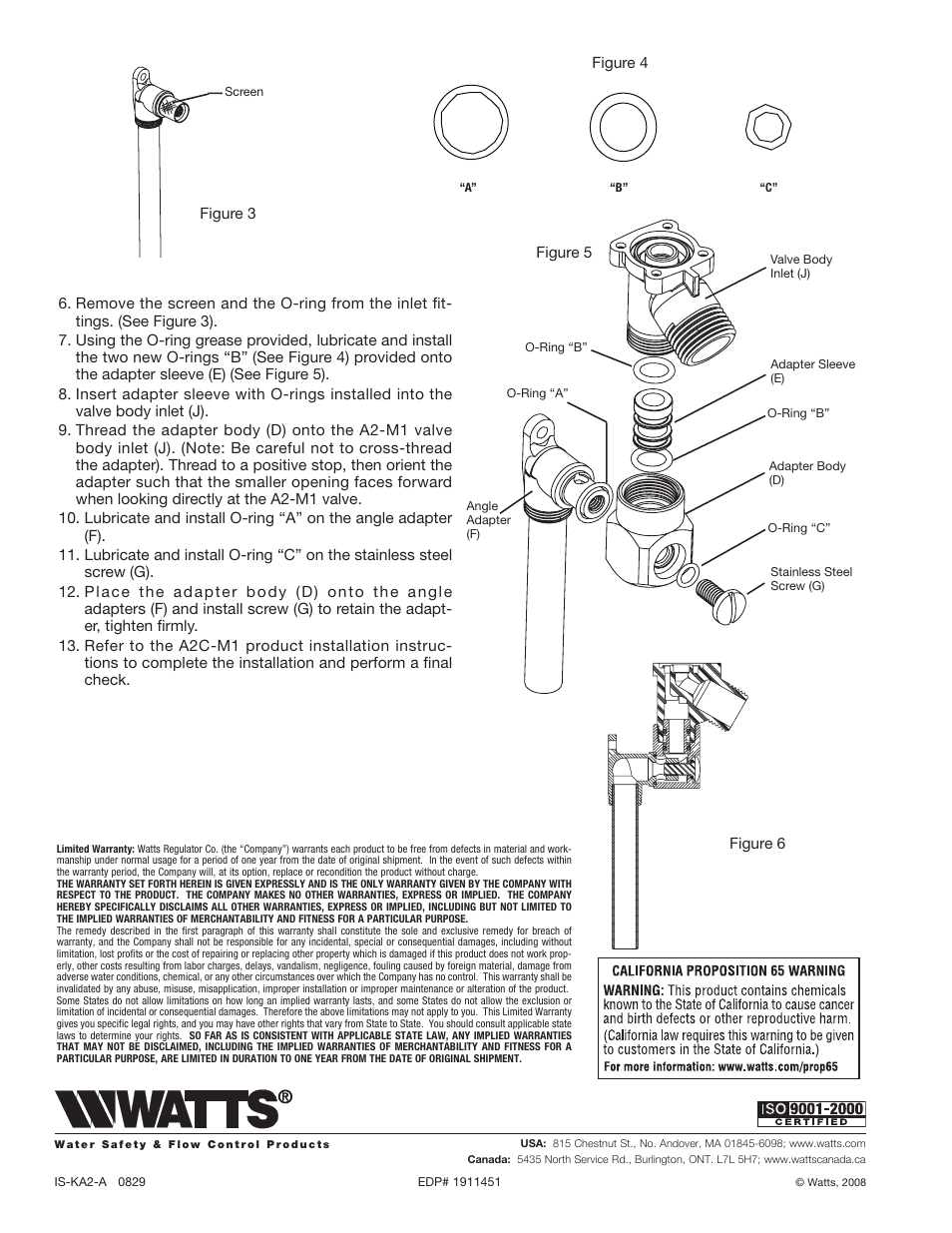 Watts KA2-A User Manual | Page 2 / 2